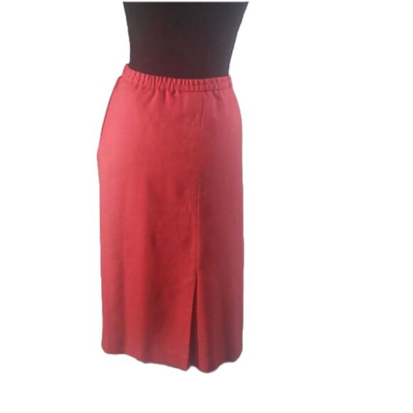 Pink Linen Feel Pencil Cut Skirt Size 16 - Picture 5 of 6